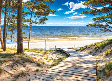 Bałtycka plaża